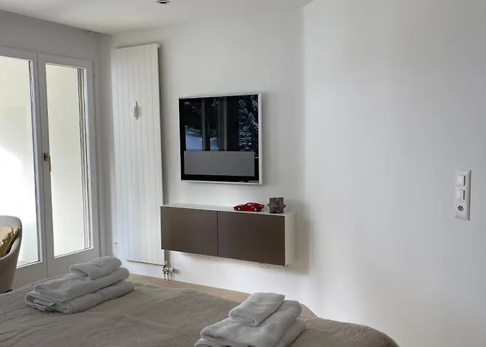 Wasserfall - Zentrum - Balkon - Seeblick - Kueche * St. Moritz